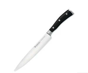 Wusthof: Wusthof Classic Ikon Black Carving Knife 20cm