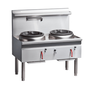 Cobra CW2H - 1200mm Gas Waterless Wok - 2 Burners
