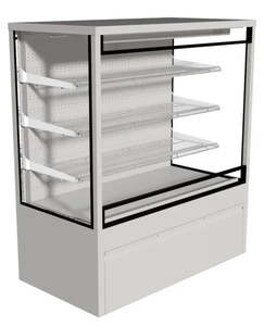 Display Cabinets: Festive York Chilled Open Floor Standing Cabinet