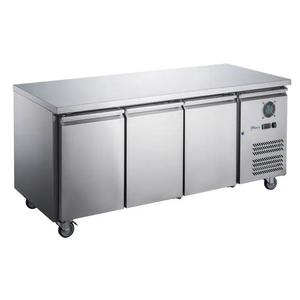 Stainless Steel Three Door Bench Fridge Fed-X – XUB7C18S3V