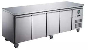 Fridges: Stainless Steel Four Door Bench Fridge Fed-X – XUB7C22S4V