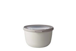 Food Storage: Mepal Cirqula Round 1000ml Nordic White