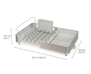 Workspace Storage: Joseph Joseph Extend Dish Rack Stainless Steel Stone