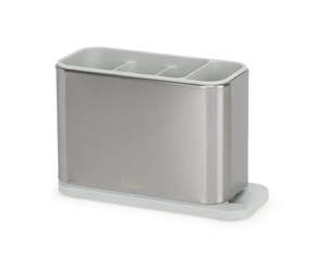 Joseph Joseph Surface Cutlery Drainer Stainless Steel Stone