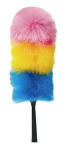 Cleaning Supplies: Matthews Rainbow Duster Rainbow 22mm x 550mm Electrostatic Fibres