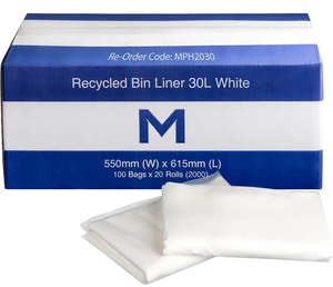 Matthews Recycled Bin Liners 30L