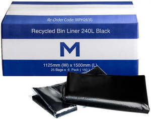 Waste Management: Matthews Recycled Bin Liners 240L