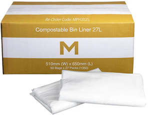 Matthews Compostable Bin Liners 27L