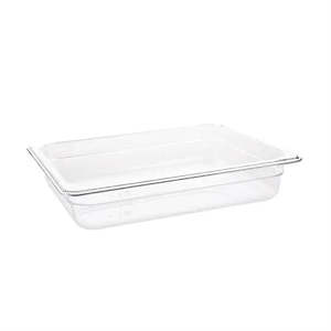 Standard Gastronorm Clear Polycarbonate - GN 1/2 65mm