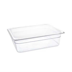 Standard Gastronorm Clear Polycarbonate - GN 1/2 100mm