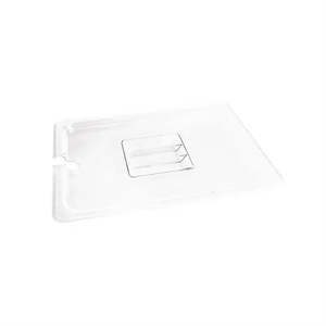 Standard Gastronorm Clear Polycarbonate - GN 1/2 Lid Notched