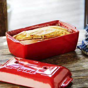 Bakeware: Emile Henry Bread Loaf Baker - Burgundy