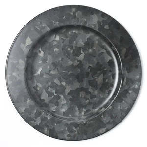Chef Inox Utility Coney Black Plate Rim 280mm