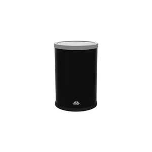 Hotel Supplies: Noble & Price Round Bin with Swing Top Black 9L