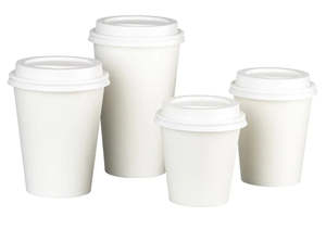 Matthews Single Wall PE Paper Cups White