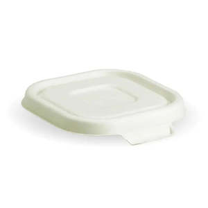 BioPak BioCane - Square Takeaway Lid