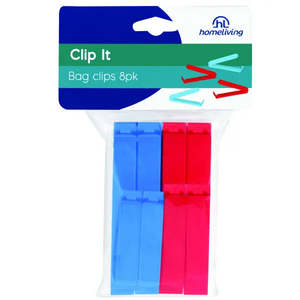 Homeliving Bagclips Pack 8