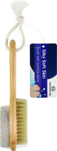 Homeliving Wooden Brush and Pumace Stone