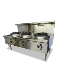 Asian Cooking Equipment: Jasper Triple Wok Range Duckbill Burner 1800mm