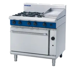 Blue Seal Evolution Series G506C - 900mm Gas Range Static Oven