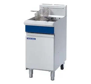 Blue Seal: Blue Seal GT46/E Twin Pan Gas Fryers 450mm