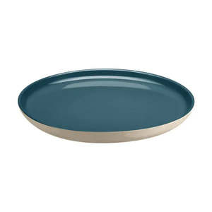 Emile Henry XL Plate 28cm - Blue Flame/Ivory