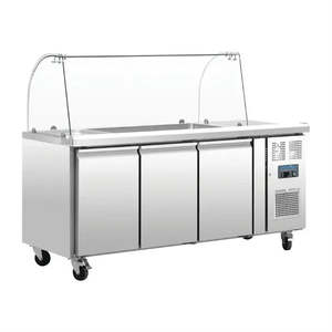 Polar U-Series Triple Door Refrigerated Gastronorm Saladette Counter 1795mm