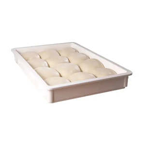 Cambro: Cambro Pizza Dough Box - White - 460x660x76mm