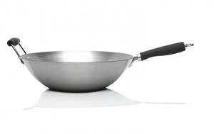 Stanley Rogers: Stanley Rogers Classic Carbon Steel Wok Black 35cm