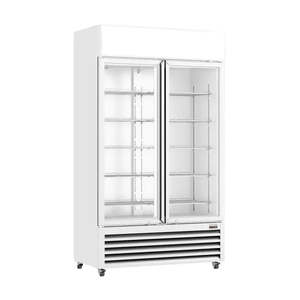Fridges: Thermaster Two Glass Door Colourbond Upright Drink Fridge - LG-1200P