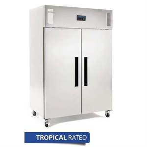 Freezers: Polar G-Series 2 Door Upright Freezer Stainless Steel 1200L