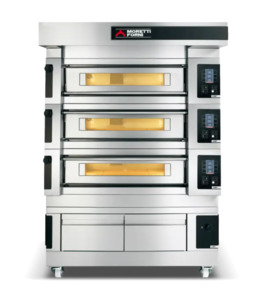 Moretti Forni Serie S Triple Deck Oven on Prover