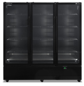 SKOPE ActiveCore 3 Door Display Fridge - Black - BME1500N-A