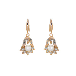Pearl Thistle Earrings
