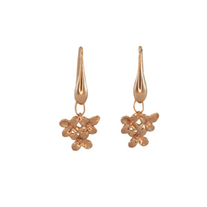 Triple Flower Drop Earrings