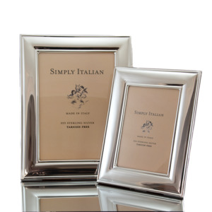 Sempre Sterling Plain Wide Frame - Medium