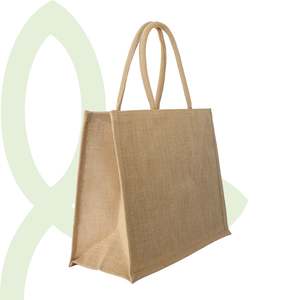 JNU4034 Unlined Stiffened Jute Bag