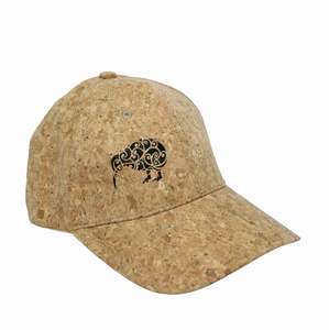 Cork: Cork Baseball Cap - Printed with Kiwi Design