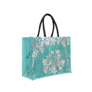 Jute Collection: Agapanthus Jute Bag