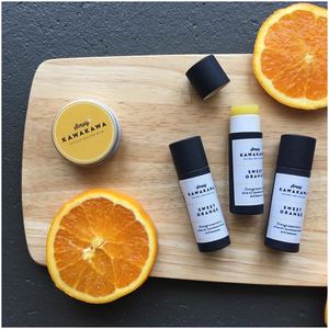 Products: Sweet Orange Lip Balm – 10ml