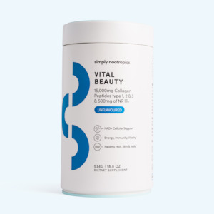 Vital Beauty Collagen Powder Unflavoured - 534g
