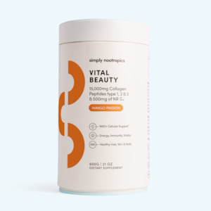 Vital Beauty Collagen Powder Mango Passion - 600g