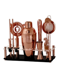 Cocktail Kit & Stand: Copper