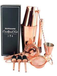 Baware: Complete Barware Set Copper
