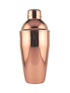 Cocktail Shaker 3 Piece Copper