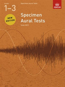 ABRSM Specimen Aural Tests Grades 1-3 Book Only simplysheetmusic