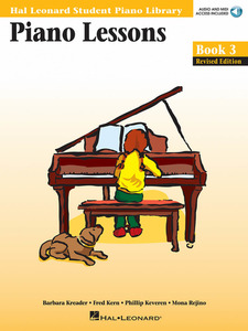 Hal Leonard Piano Lessons Book 3 + Audio Access simplysheetmusic