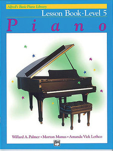 Alfred's Basic Piano Library Lesson Book Level 5 simplysheetmusic