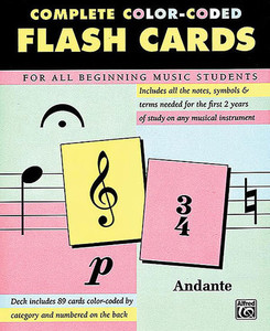 Products: Alfred Colour Coded Flash Cards simplysheetmusic