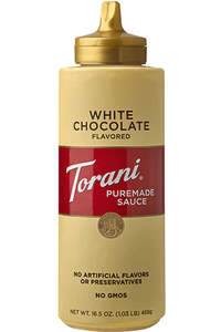 Torani Sauces: Torani Sauce White Chocolate 480ml